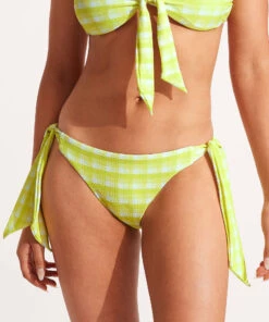 Seafolly Ladies Portofino Hipster Tie Side Wild lime -Seafolly Fashion Store 40678 939 Wild2520Lime 3