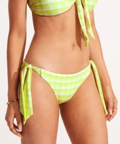 Seafolly Ladies Portofino Hipster Tie Side Wild lime -Seafolly Fashion Store 40678 939 Wild2520Lime 4
