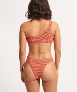 Seafolly Ladies Cleo High Cut Rio Pant Chilli red -Seafolly Fashion Store 40682 874 Chilli2520Red 4