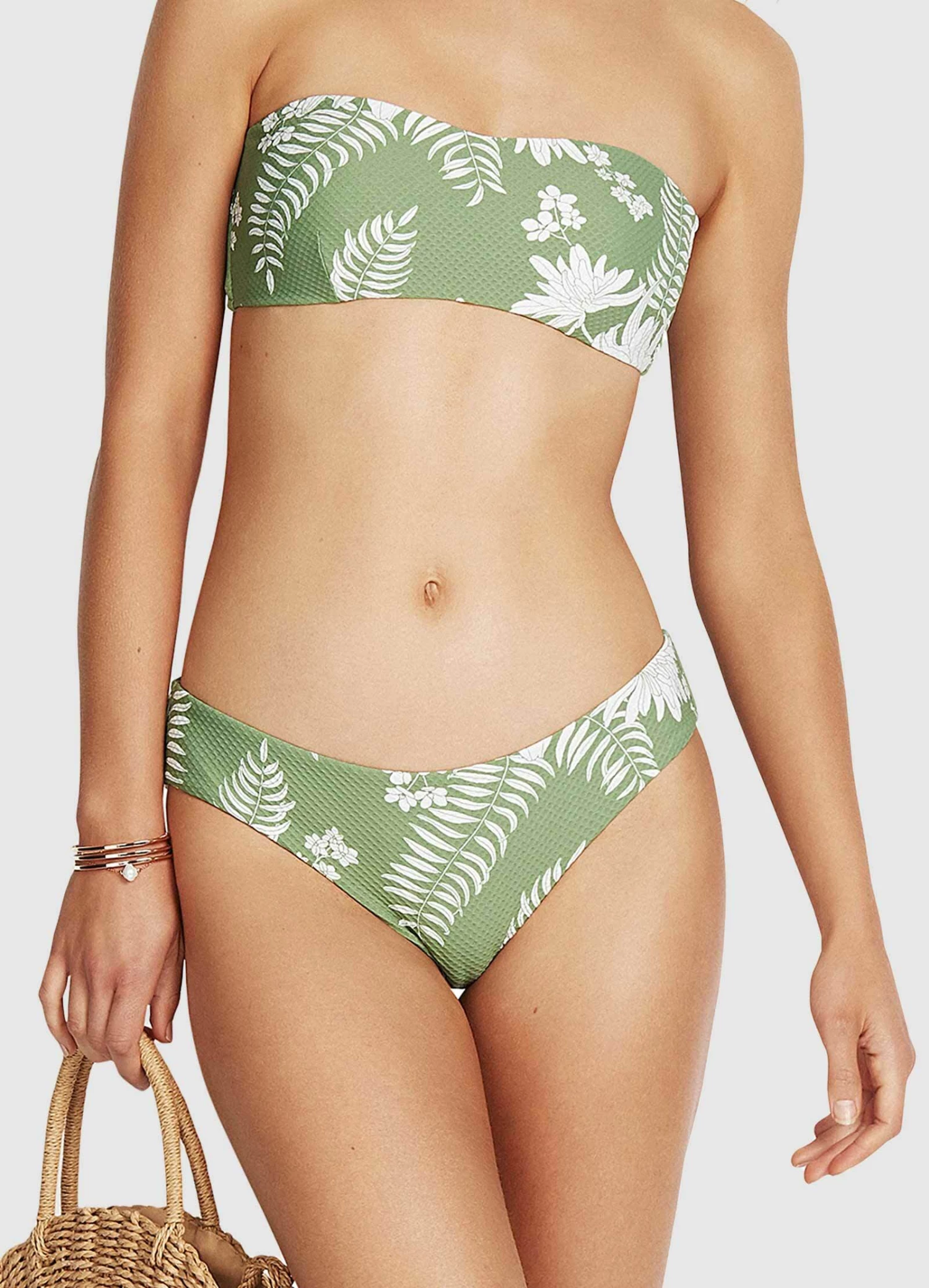 Milea Resort Spring Garden Hipster Bikini Pants Sage 2 Milea Resort Spring Garden Hipster Bikini Pants Sage - Image 2