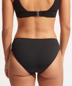 Seafolly Ladies Seafolly Collective Twist Band Hipster Black 10 Seafolly Ladies Seafolly Collective Twist Band Hipster Black -Seafolly Fashion Store 44320 942 Black 5