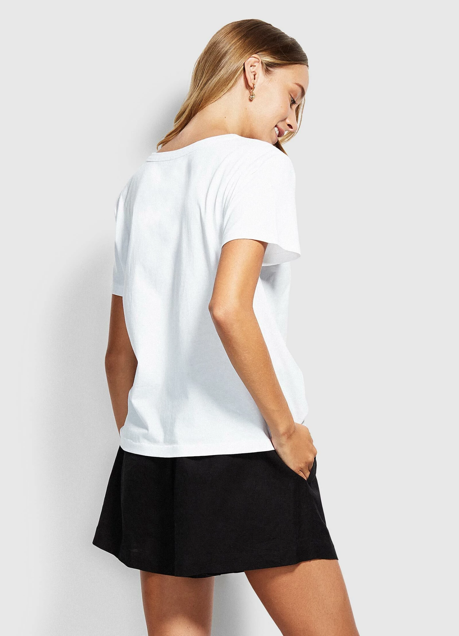 Seafolly Logo Tee White 3 Seafolly Logo Tee White - Image 3