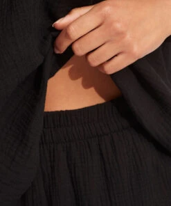 Seafolly Ladies Double Cloth Short Black 12 Seafolly Ladies Double Cloth Short Black -Seafolly Fashion Store 54258 SH Black 6