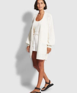 Seafolly Ladies White Wash Knit -Seafolly Fashion Store 54543 KN White 4