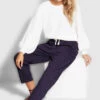Seafolly Ladies Taper Poplin Pant True navy