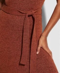 Seafolly Ladies Voyage Knit Dress Bronze -Seafolly Fashion Store 54592 KN Bronze 5