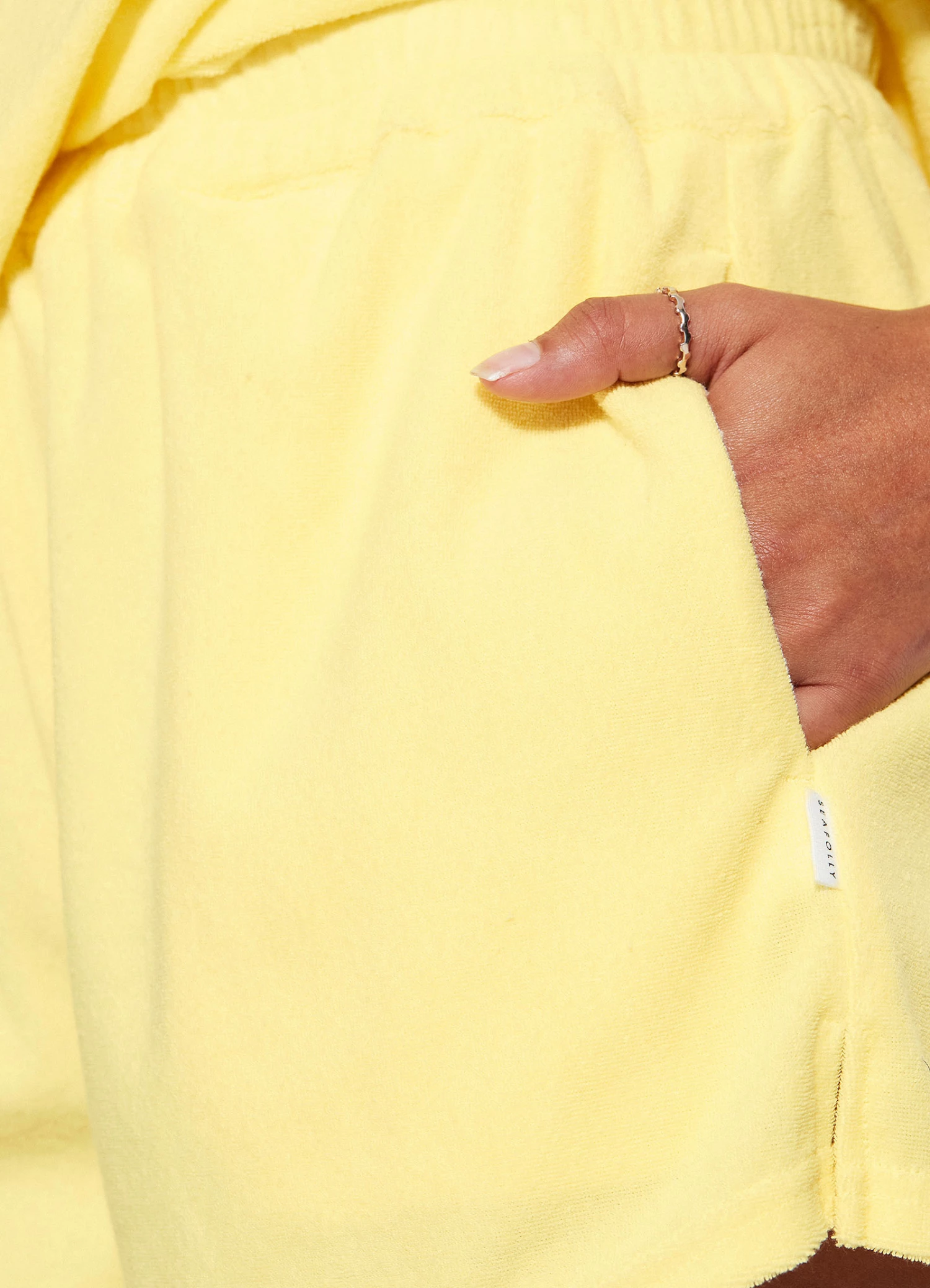 Seafolly Ladies Terry Short Lemon 5 Seafolly Ladies Terry Short Lemon - Image 5