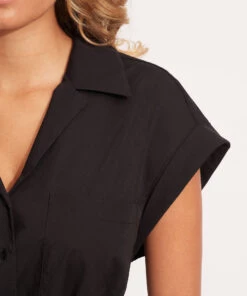 Seafolly Ladies Sunday Dress Black -Seafolly Fashion Store 54598 DR Black 5