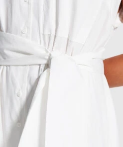 Seafolly Ladies Sunday Dress White 12 Seafolly Ladies Sunday Dress White -Seafolly Fashion Store 54598 DR White 5