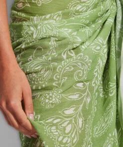 Seafolly Ladies Folklore Pareo Green tea -Seafolly Fashion Store 54602 SG Green2520Tea 7