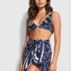 Seafolly Ladies Folklore Pareo True navy