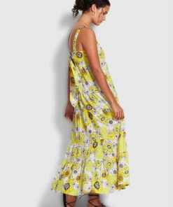 Seafolly Ladies Summer Of Love Maxi Dress Wild lime -Seafolly Fashion Store 54612 DR Wild2520Lime 3