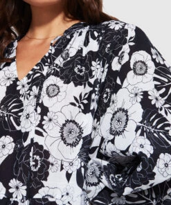 Seafolly Ladies Summer Of Love Tiered Dress Black 9 Seafolly Ladies Summer Of Love Tiered Dress Black -Seafolly Fashion Store 54613 DR Black 5