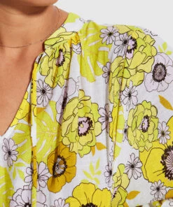 Seafolly Ladies Summer Of Love Tiered Dress Wild lime -Seafolly Fashion Store 54613 DR Wild2520Lime 6