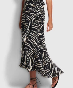 Seafolly Ladies Skin Deep Wrap Skirt Black -Seafolly Fashion Store 54631 SK Black 4