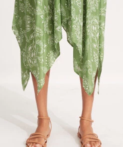 Seafolly Ladies Folklore Scarf Dress Green tea -Seafolly Fashion Store 54742 DR Green2520Tea 5