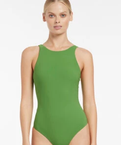 Jetset High Neck One Piece Palm