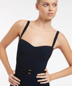Jetset Square Neck Infinity One Piece Deep navy