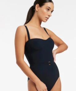 Jetset Square Neck Infinity One Piece Deep navy 8 Jetset Square Neck Infinity One Piece Deep navy -Seafolly Fashion Store J10773 DP2520NVY 4