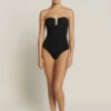 Jetset Bandeau One Piece Black