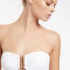 Jetset Bandeau One Piece White