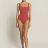 Jets Azure Square Neck One Piece Sienna