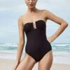 Jets Rio Bandeau One Piece Black