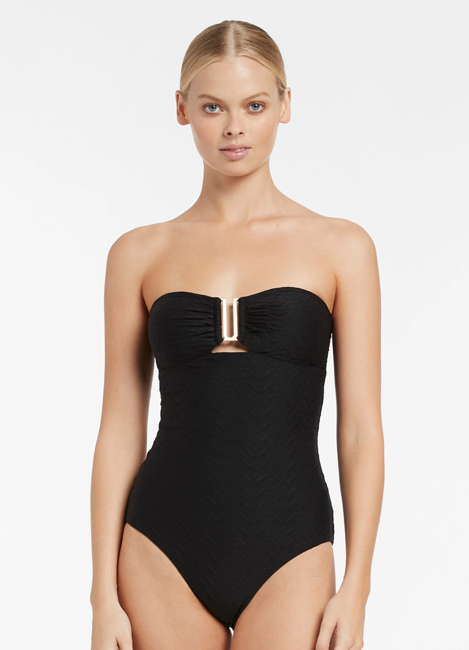 Jets Rio Bandeau One Piece Black 3 Jets Rio Bandeau One Piece Black - Image 3