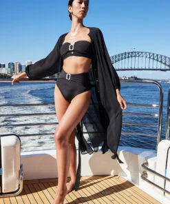 Jets Azure High Waist Pant Black