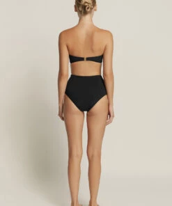 Jets Azure High Waist Pant Black -Seafolly Fashion Store J3756 BLK 5