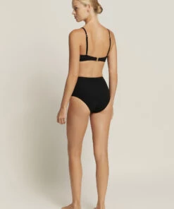 Jetset High Waist Pant Black -Seafolly Fashion Store J3769 BLK 5