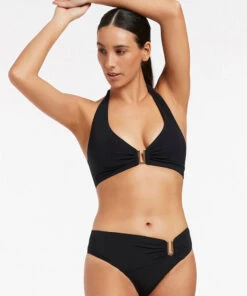 Jetset U Trim Mid Pant Black