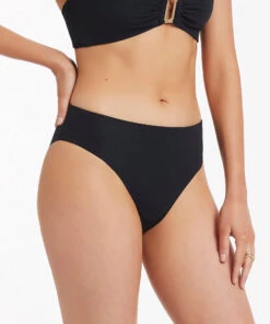 Jetset Full Coverage Pant Black -Seafolly Fashion Store J3776 BLK 4