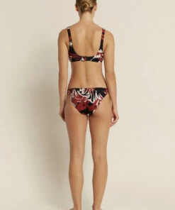 Jets Casa Lucia Hipster Pant Desert red/black -Seafolly Fashion Store J3783 DT2520RED2521BLK 4