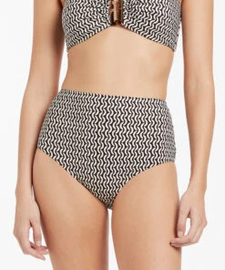 Jets Ipanema High Waist Pant Chocolate 8 Jets Ipanema High Waist Pant Chocolate -Seafolly Fashion Store J3817 Chocolate 3