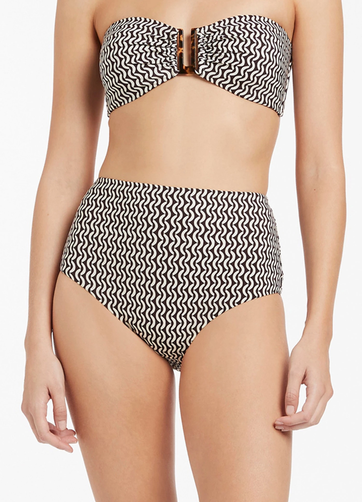 Jets Ipanema High Waist Pant Chocolate 3 Jets Ipanema High Waist Pant Chocolate - Image 3