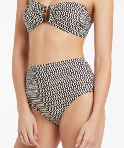 Jets Ipanema High Waist Pant Chocolate 9 Jets Ipanema High Waist Pant Chocolate -Seafolly Fashion Store J3817 Chocolate 4