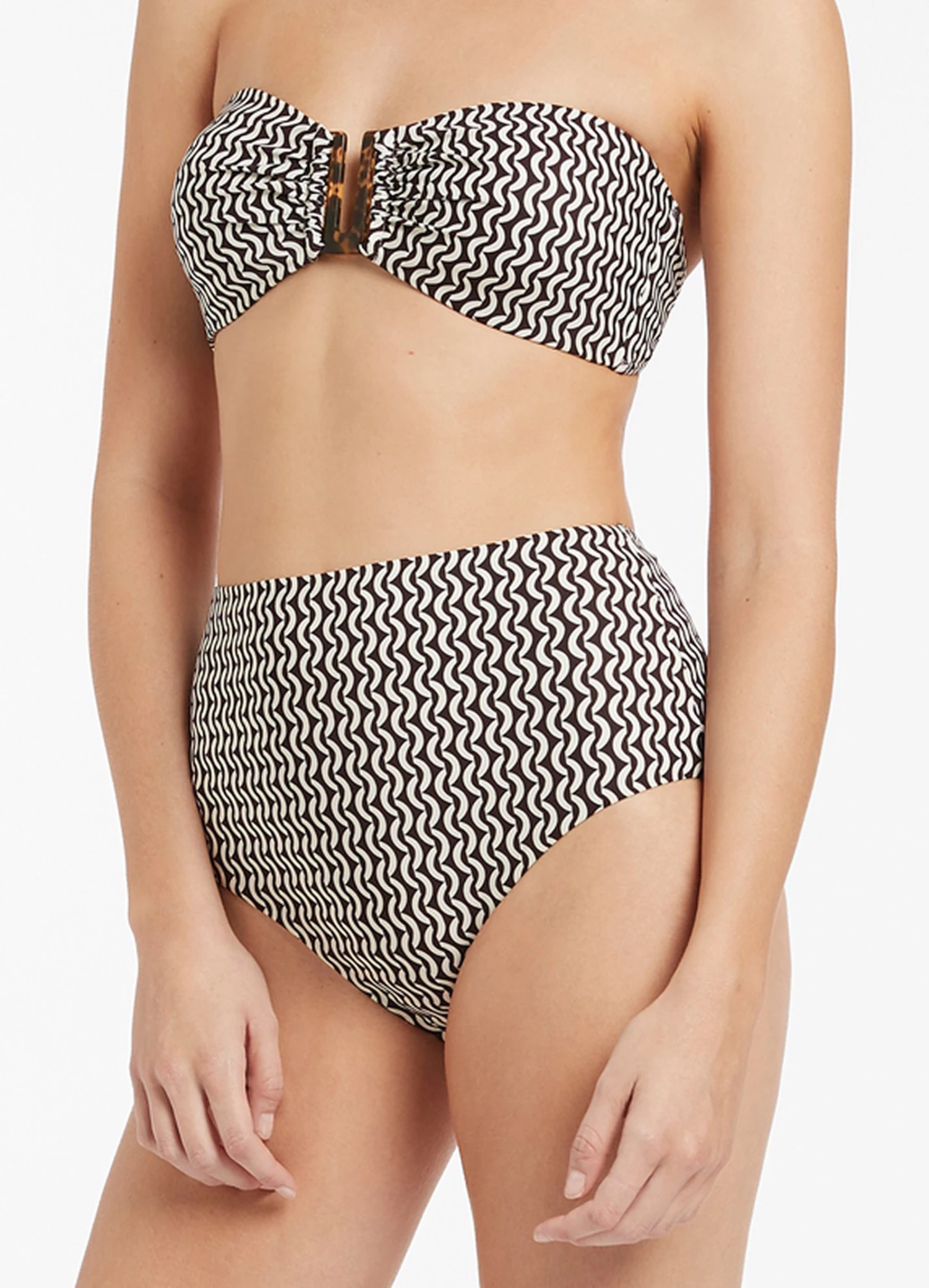 Jets Ipanema High Waist Pant Chocolate 4 Jets Ipanema High Waist Pant Chocolate - Image 4