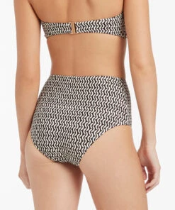 Jets Ipanema High Waist Pant Chocolate 10 Jets Ipanema High Waist Pant Chocolate -Seafolly Fashion Store J3817 Chocolate 5
