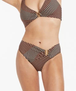 Jets Raya U Trim Mid Pant Tobacco -Seafolly Fashion Store J3844 TOBACCO 3