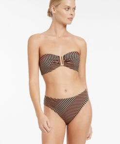 Jets Raya High Waist Pant Tobacco