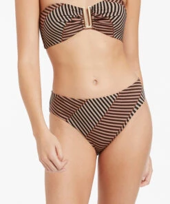 Jets Raya High Waist Pant Tobacco -Seafolly Fashion Store J3845 TOBACCO 3