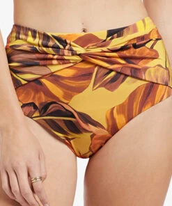 Jets Palmas Twist Front Pant Citrus -Seafolly Fashion Store J3851 Citrus 3