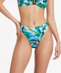 Jets Viva High Leg Pant Emerald 10 Jets Viva High Leg Pant Emerald -Seafolly Fashion Store J3868 Emerald 3