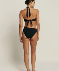 Jetset D/DD Halter Top Black -Seafolly Fashion Store J40249D DD BLK 4