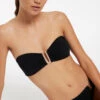 Jetset Bandeau Top Black