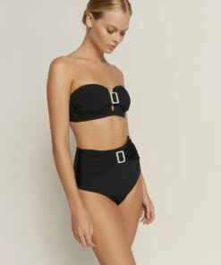 Jets Azure Bandeau Top Black -Seafolly Fashion Store J40266 BLK 4