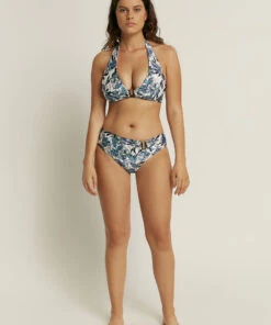 Jets Isola Bella D/DD Halter Top Aqua/white 6 Jets Isola Bella D/DD Halter Top Aqua/white -Seafolly Fashion Store J40279D DD AQU2521WHT 4