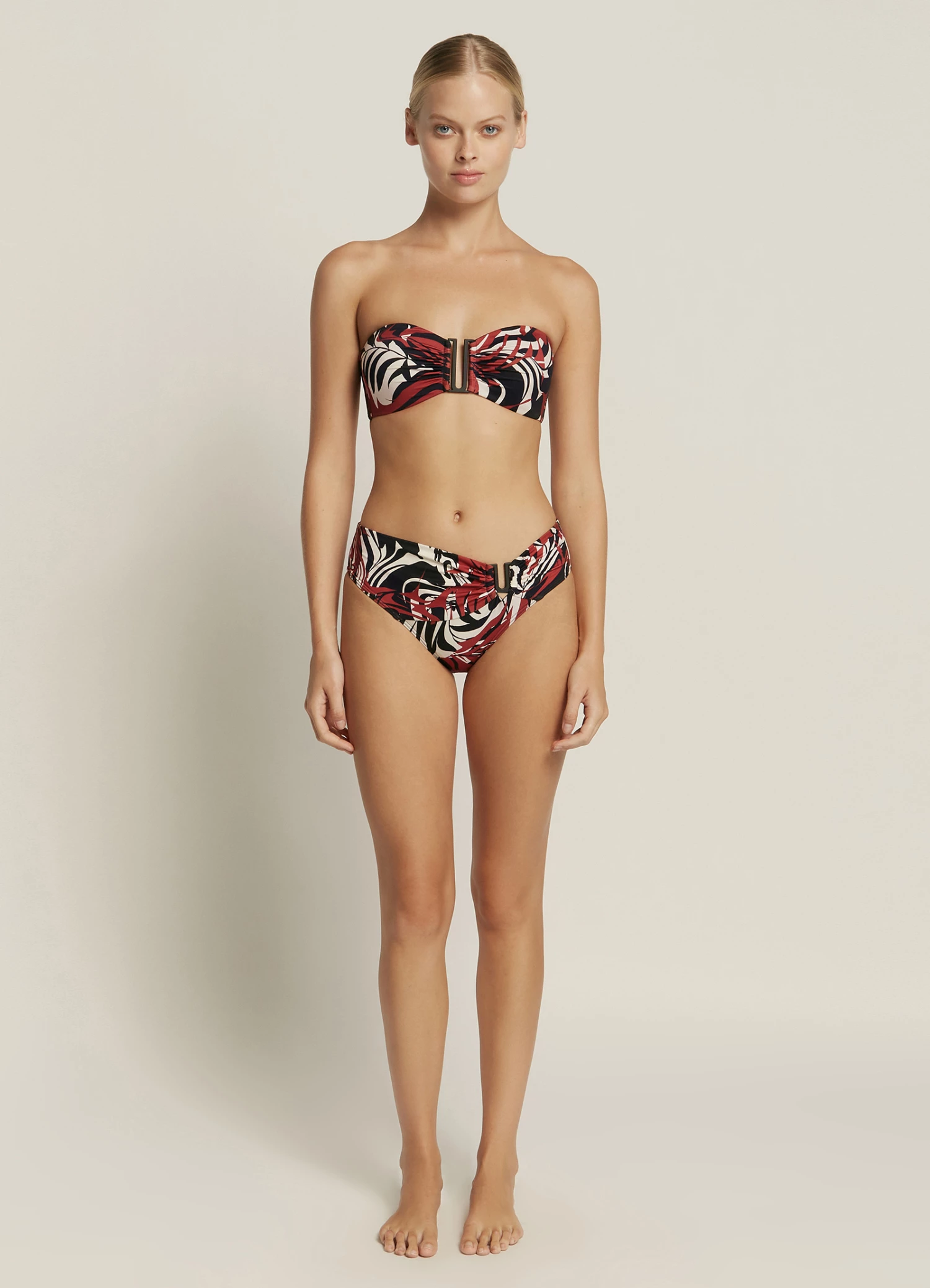Jets Casa Lucia Bandeau Top Desert red/black 2 Jets Casa Lucia Bandeau Top Desert red/black - Image 2