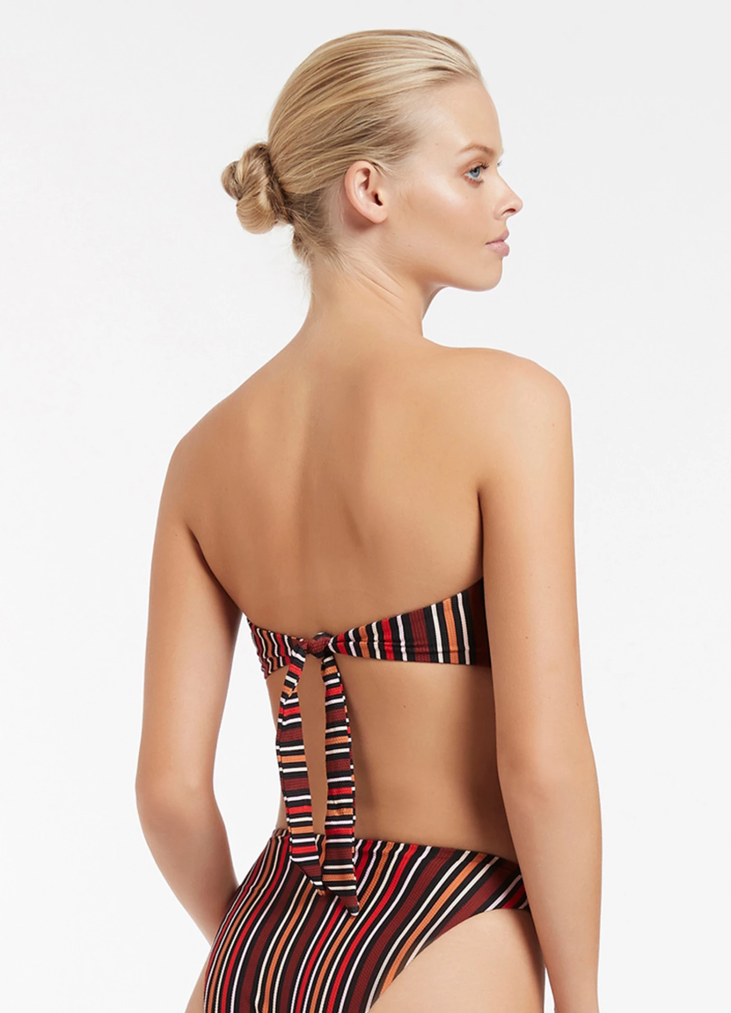 Jets Bedouin Stripe Bandeau Bikini Top Black 5 Jets Bedouin Stripe Bandeau Bikini Top Black - Image 5